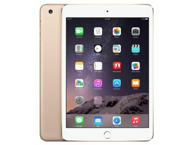 Apple iPad mini 3 128GB, WI-FI, 7.9 - Gold - (MGYK2LL/A)