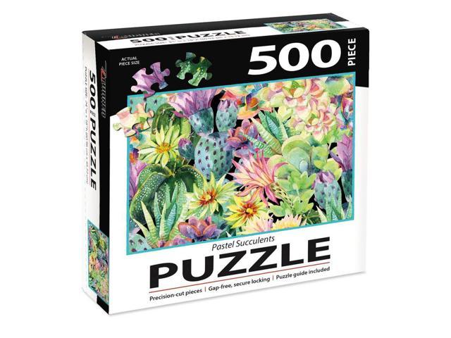 Photo 1 of Turner Licensing, Pastel Succulents 500 Piece Puzzle