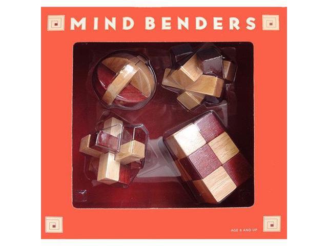 Mind Benders 4 Piece Wooden Puzzle Set By Go Newegg Mind Benders 4 Piece Wooden Puzzle Set By Go
