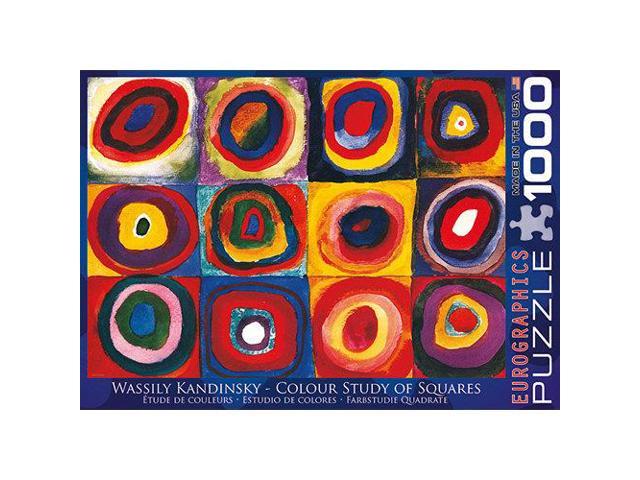 Eurographics jigsaw puzzle 1000      Color tudy of squars by kandinsky 