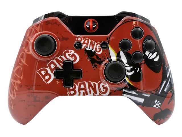 Deadpool Xbox One Rapid Fire Modded Controller For Cod Bo3 Mw Remastered Ghosts Destiny Gow 4 Battlefield 1 Jitter Quick Scope Drop Shot Auto Run Sniped Breath Mimic More 3 5 Mm Jack Newegg Com