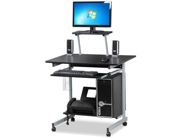 Yaheetech Computer Desk Workstation With Keyboard Tray Printer Yaheetech Computer Desk Workstation With Keyboard Tray Printer Shelf And Monitor Stand Home Office