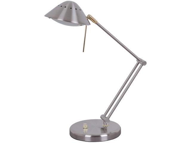 Living Accents 16534 006 Halogen Desk Lamp Brush Nickel Newegg Com