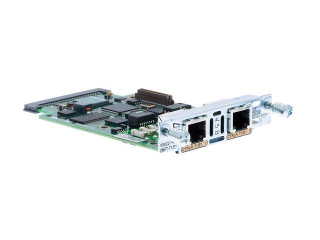 Cisco VWIC2-2MFT-T1//E1 2-Port T1//E1 Multiflex Trunk Voice WAN Interface Module