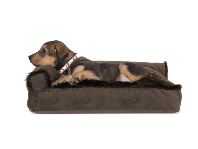 Furhaven Pet Dog Bed Plush Velvet Chaise Lounge Pillow Sofa Style Pet Bed For Dogs Cats Sable Brown Small Newegg Com