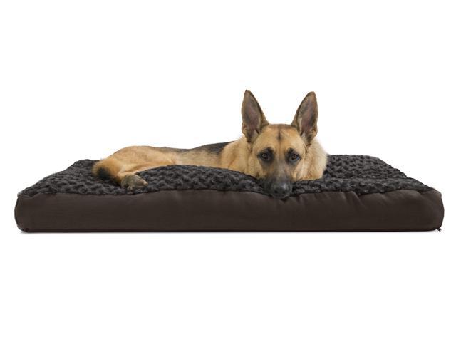 Furhaven Pet Dog Bed Deluxe Plush Pillow Pet Bed For Dogs Cats