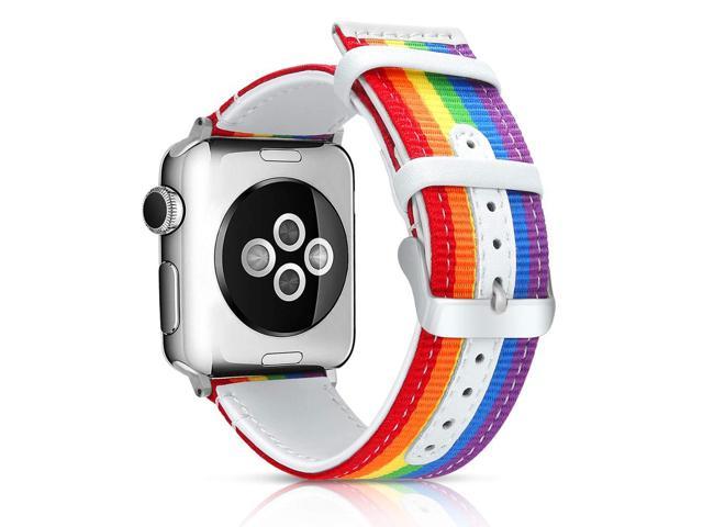 apple watch 4 rainbow band