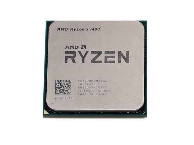 Amd Oem Ryzen 5 1400 4 Core 3 2 Ghz 3 4 Ghz Turbo Socket Am4 65w Yd1400bbm4kae Desktop Processor Newegg Com