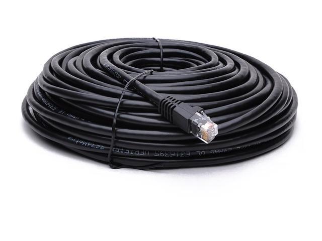Black BB-C6AMB-50BLK BattleBorn 10 Pack 50 Foot Copper CAT6a Ethernet Network Patch Cable 24AWG 550MHz