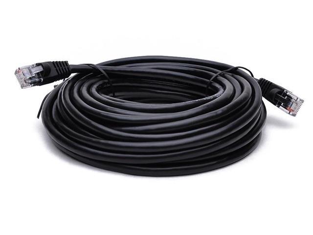 Black BattleBorn 5 Pack 14 Foot Copper CAT6a Ethernet Network Patch Cable 24AWG 550MHz BB-C6AMB-14BLK