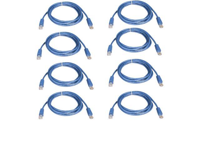 BattleBorn 5 Pack Lot 10ft CAT6 Ethernet Network LAN Patch Cable Cord 550MHz RJ45 Blue