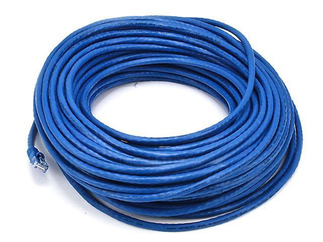 Blue BB-C6AMB-3BLU BattleBorn 100 Pack 3 Foot Copper CAT6a Ethernet Network Patch Cable 24AWG 550MHz
