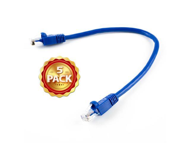 BattleBorn 1ft Cat5e RJ45 Ethernet Network Cable Patch 1 Foot UTP LAN Cord