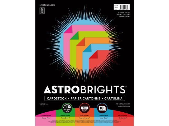 Astrobrights Cardstock Paper, 70 lbs, 8.5 x 91668