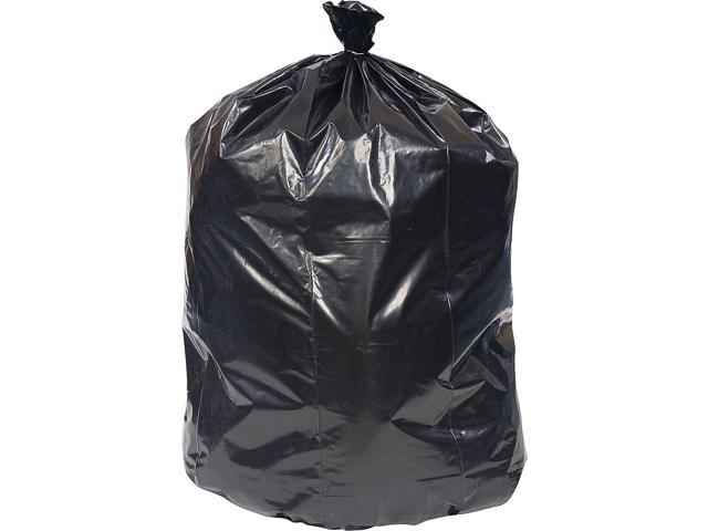 MyOfficeInnovations Trash Bags 55-60 gal 38x60 Hi-Density 22 Mic Blk 6 Rolls