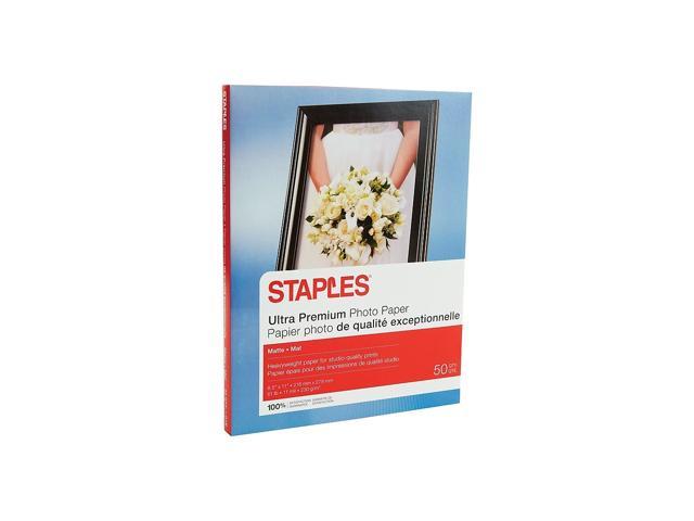 staples photo supreme paper double sided matte
