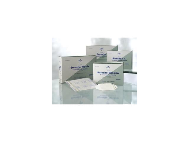 Medline MSC2504 Sureview IV Securement Dressing - 4 x 4.5 Inches - Box ...