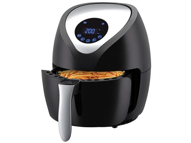 Emerald 5.2L Air Fryer 1800 Watts with Digital LED Touch Display, Removable  Basket, 7 Preset Programs, Black in the Air Fryers department at