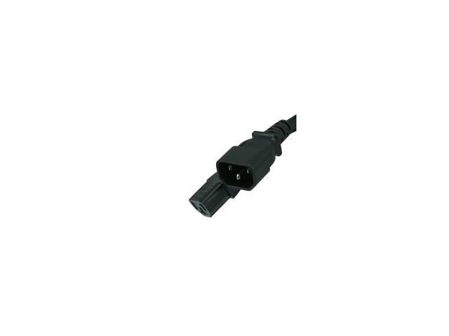 10A NEMA 5-15P to IEC-320-C5 Monoprice 3ft 18AWG Grounded AC Power Cord 