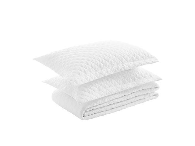 NexHome Quilt Set Queen White (90039)