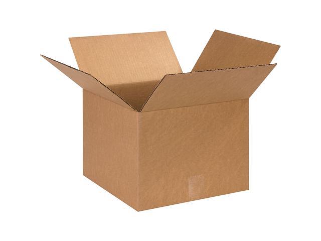 Photo 1 of The Packaging Wholesalers Flat Corrugated Boxes 13" x 13" x 6" Kraft 25/Bundle