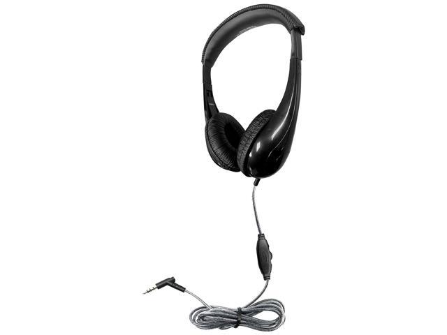 Hamilton Buhl HamiltonBuhl Motive8 Mid-Sized Multimedia Headphone with In-line Volume Control Black (HECM8BK1)