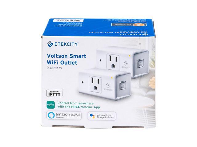 ETEKCITY Voltson WiFi Smart Plug White 6/Pack (EDESSPECSUS0023)