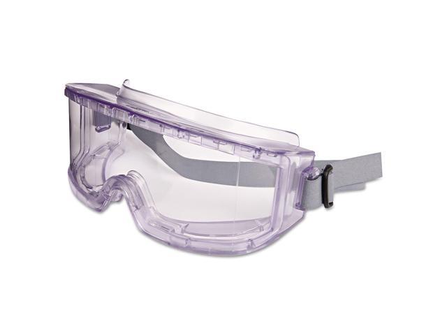Uvex 763-S345C Futura Goggles, Clear Frame, Clear Lens, Impact/Dust-Resistant