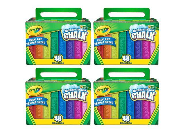  Crayola Washable Sidewalk Chalk, Assorted