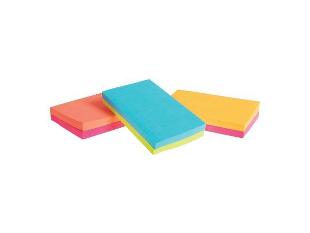 Staples Stickies Assorted Bright Notes, 3 x 3 - 12 pack