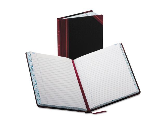 Boorum & Pease Record/Account Book Record Rule Black/Red 300 Pages 9 5/8 x 7 5/8 38300R
