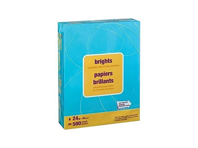 Staples Brights Multipurpose Colored Paper 8.5 x 11 24 lb Assorted Neon  Colors 500 Sheets/Ream