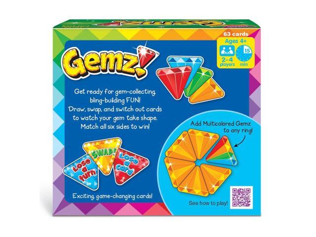  Gemz! Three Corner Strategy Game by TREND enterprises, Inc. -  Family-Friendly Card Games : Toys & Games