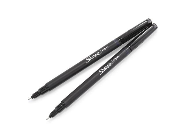 Sharpie Water-Resistant Stick Pen, Fine Point, Black Ink, 36/Pack (2083009)