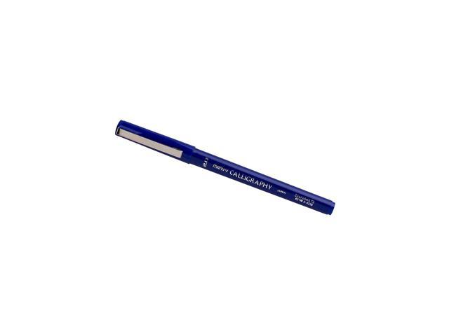 Jam Paper Calligraphy Pens, 2.0 mm, Blue, 2/Pack