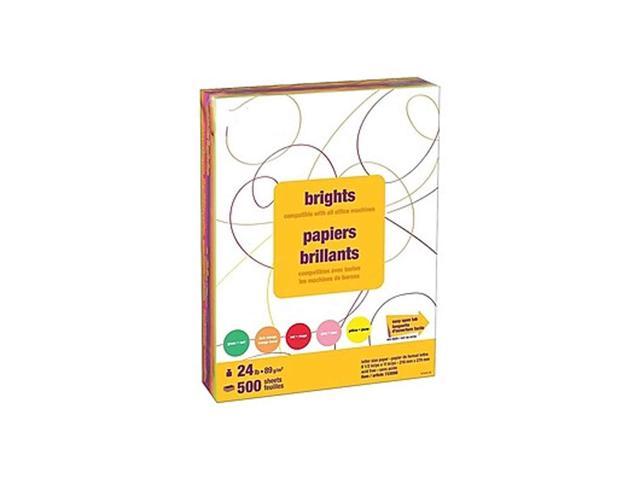 MyOfficeInnovations Brights 24 lb. Colored Paper Assorted Colors 733088