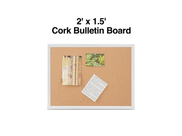 Quartet Natural Cork Tiles, 12 x 12, Frameless, Modular, 4 Pack, Cork  Boards
