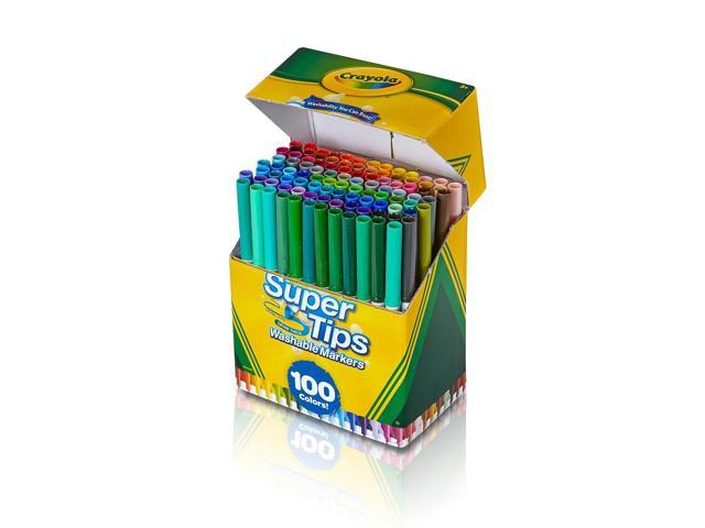Crayola Markers Super Tips Washable 100/ST Assorted 585100 