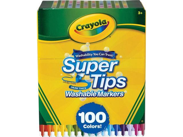 Crayola Markers Super Tips Washable 100/ST Assorted 585100