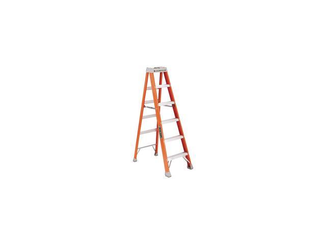 Louisville Ladder Louisville Ladders FS1500 Series Fiberglass Step Ladders 4 ft 443-FS1504 - Newegg.com