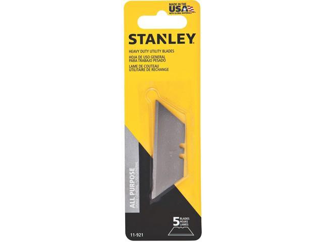 Stanley Bostitch 11921 Heavy-Duty Utility Knife Replacement Blade, 5/Pack