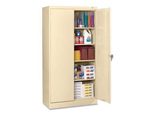 Tennsco 7224py Standard Storage Cabinet With 5 Shelves 36 X 24 X 72 Putty Newegg Com