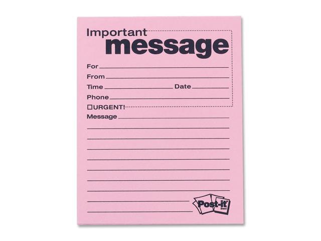 10-3"x4" 50 Sheet 3M® Post-It® Note Telephone Message Pads Postit Post It SAVE 