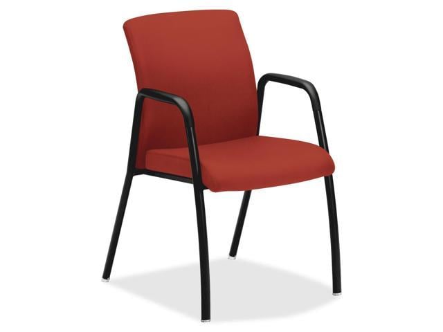 Hon Ig107cu42 Poppy Guest Chair W  Arm, Crimson Red - Fabric Cranberry 