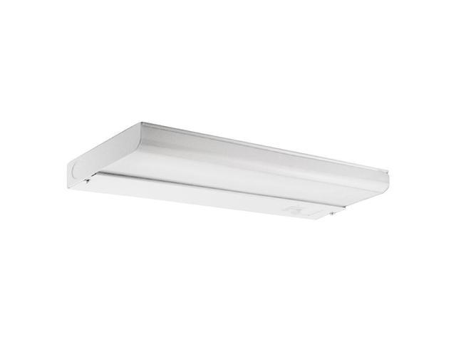 Under-Cabinet Fluorescent Fixture, Steel, 18-3/4 X 4, White