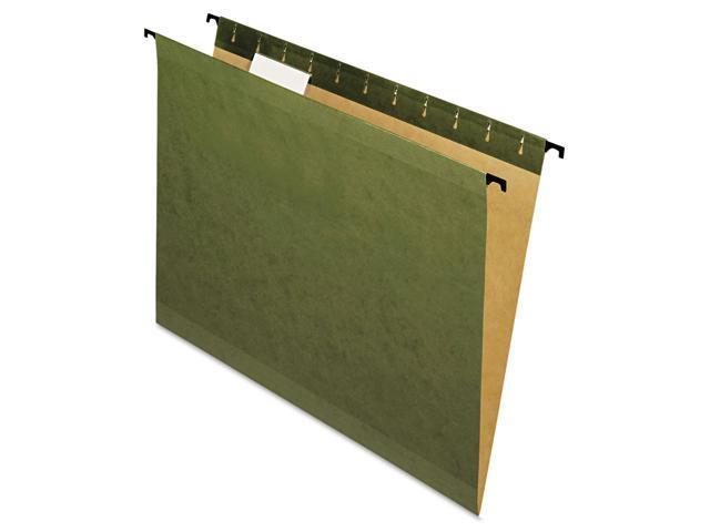 Photo 1 of Pendaflex 615215 Poly Laminate Reinforced Hanging Folders, Letter, Green, 20/Box, 1 Box