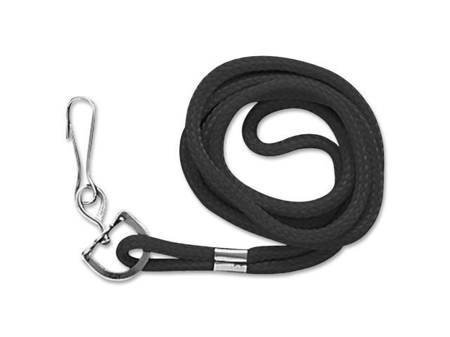 Baumgartens Standard Lanyard With Hook 36 L Nylon Black 68909 