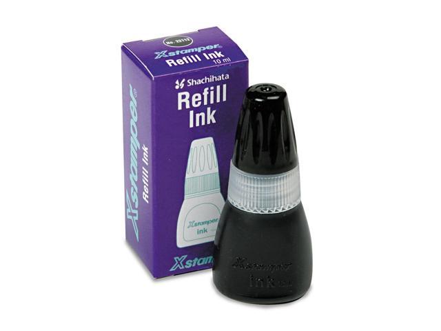 Refill Ink for Xstamper Stamps 10ml-Bottle Black