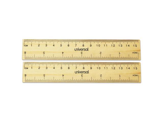 Acme United 10526 Plastic Ruler Grooved Plastic 12-Inch Long Assorted