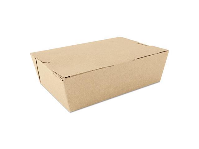 ChampPak Carryout Boxes, #3, 7.75 x 5.5 x 2.5, Kraft, 200-carton